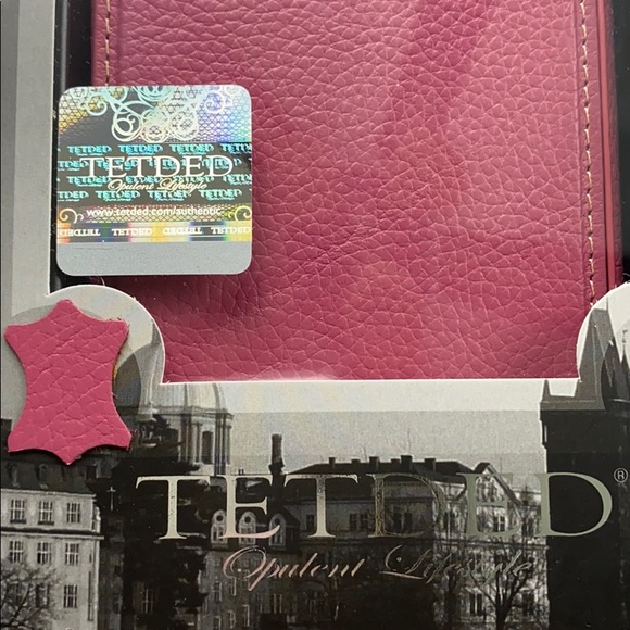 NWT Leather Case iPhone 6 Plus Pink premium by TETDED - Picture 3 of 5